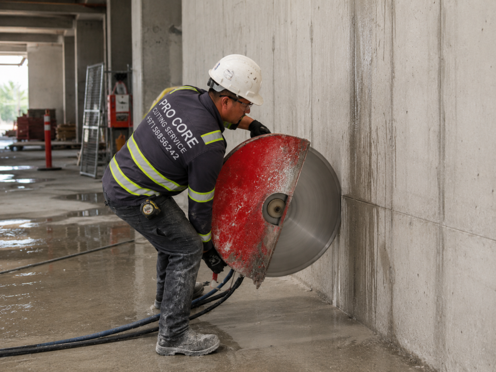 Wall sawing Dubai