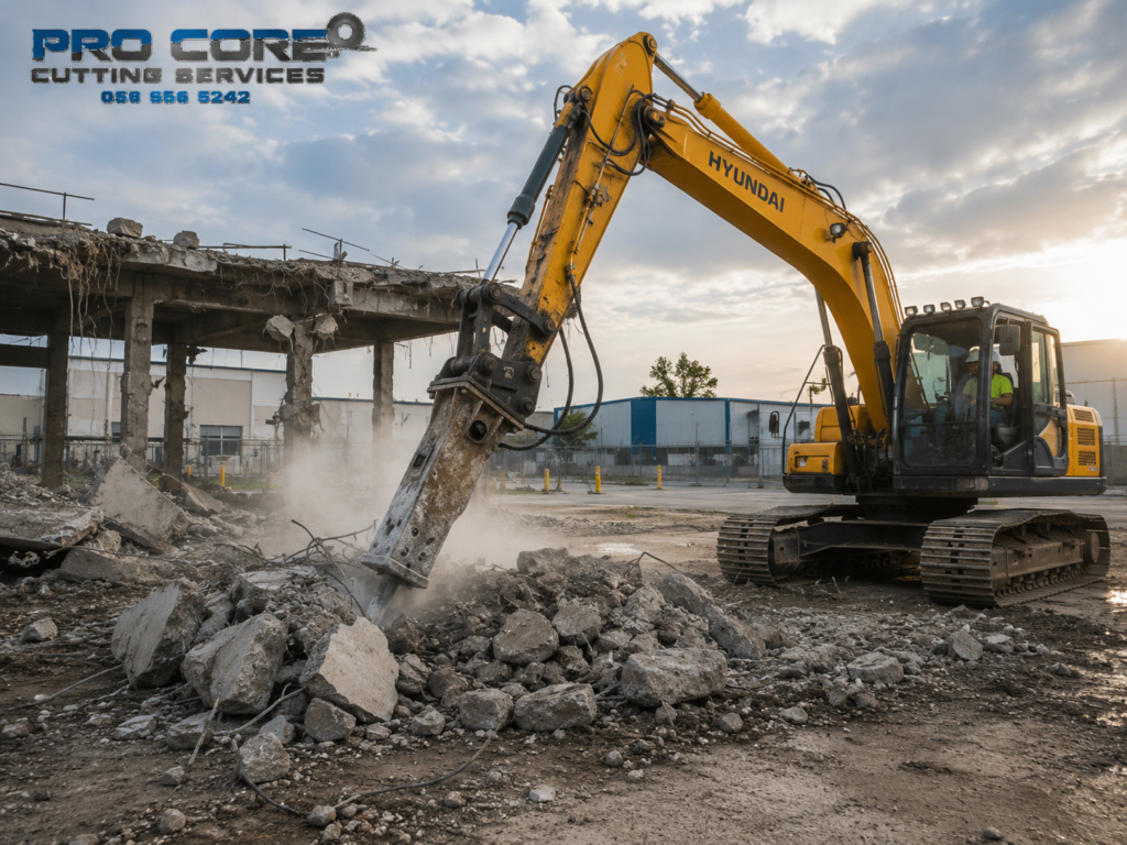 Why Choose Pro Core Cutting For Concrete Demolation